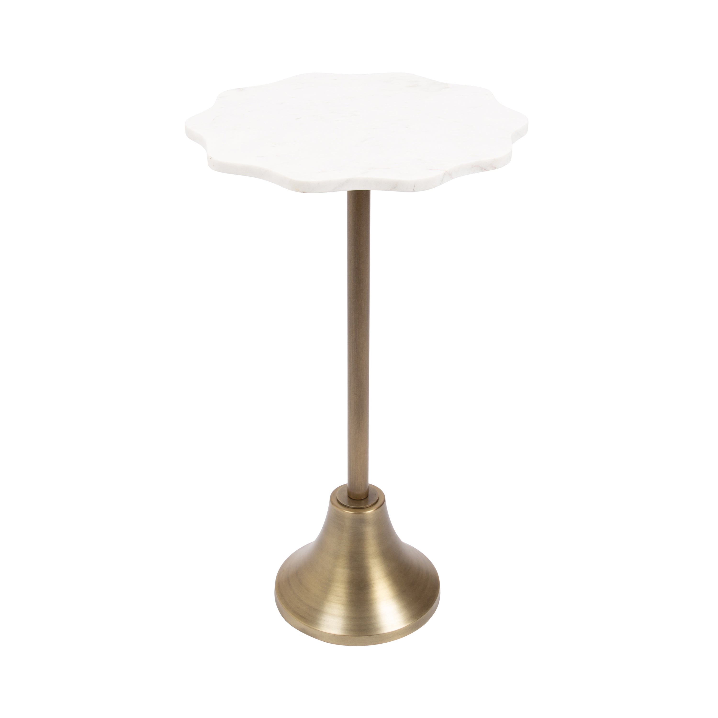 Side Table Gold 14x14x24 1