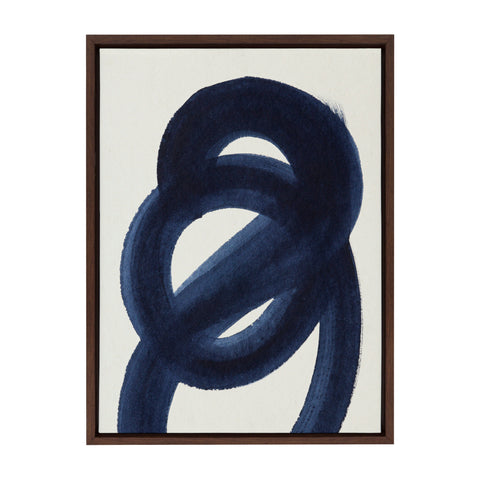 Sylvie Japandi 18 Framed Canvas by Rocket Jack