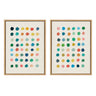 Sylvie Meditation 1 and 2 Framed Canvas Art Set by Kelly Knaga