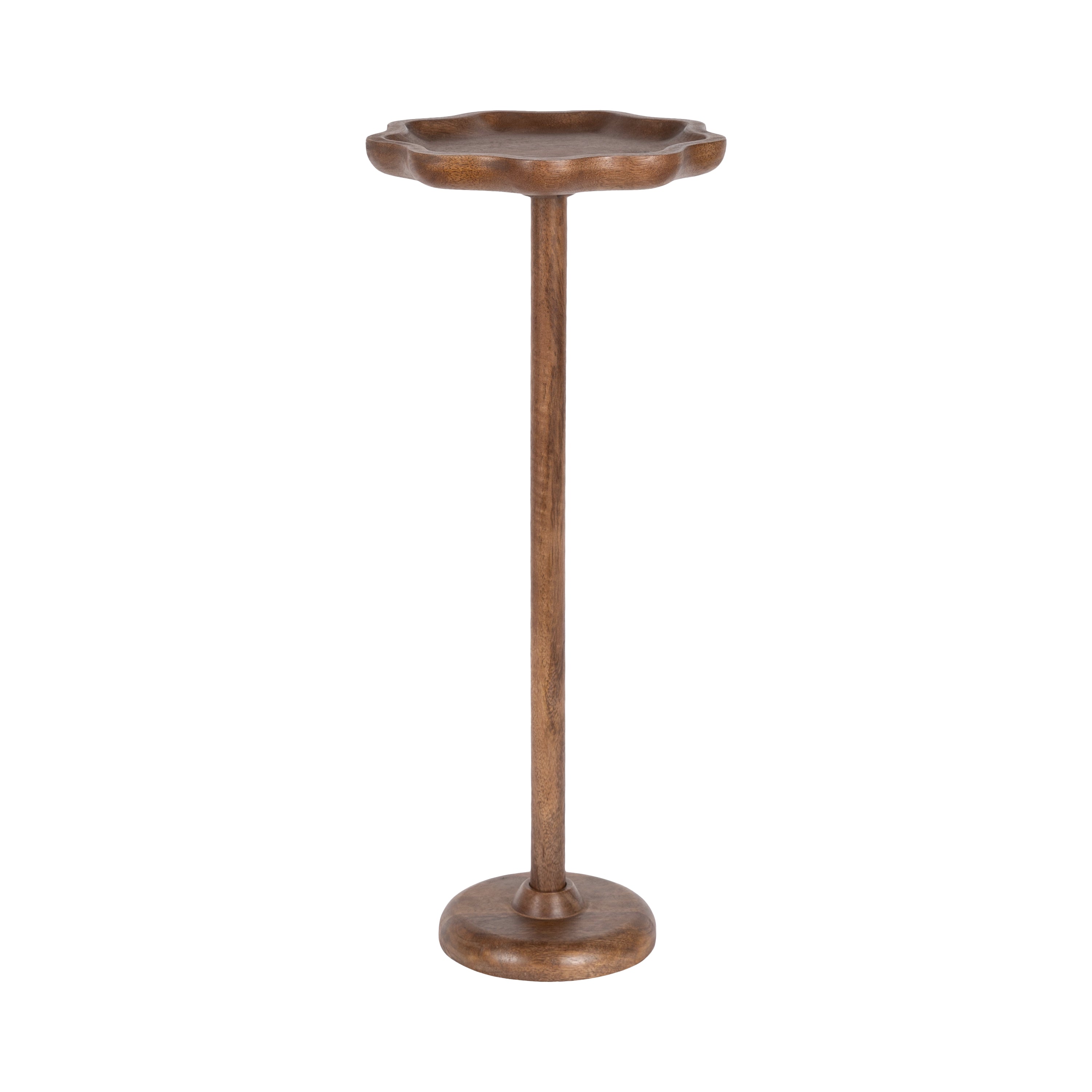 Drink Table 9x9x22 Walnut Brown 1