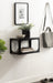 Floating Side Table Black 18x10x10 7