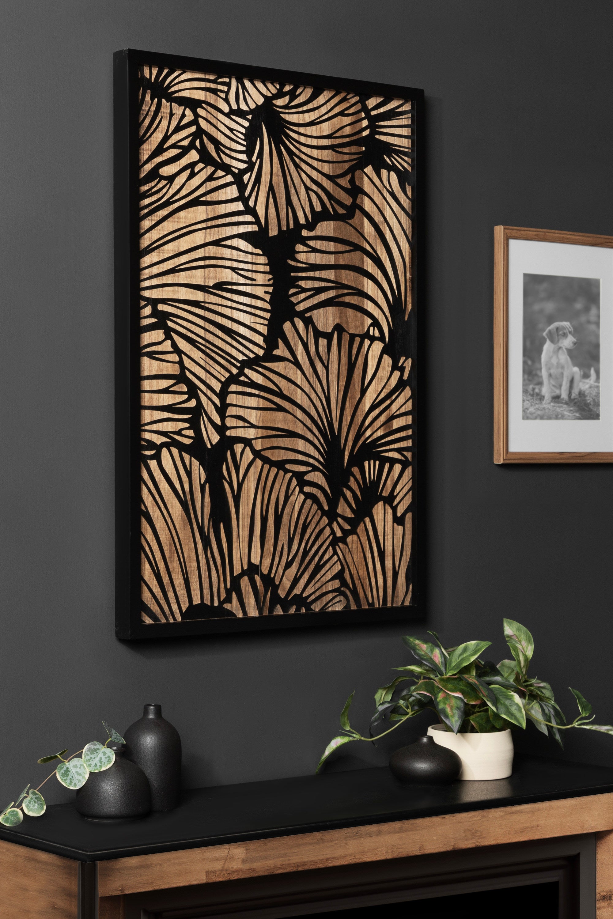 Sago Decorative Wood Art Plaque