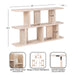 Accent Shelf Whitewash 30x17 2