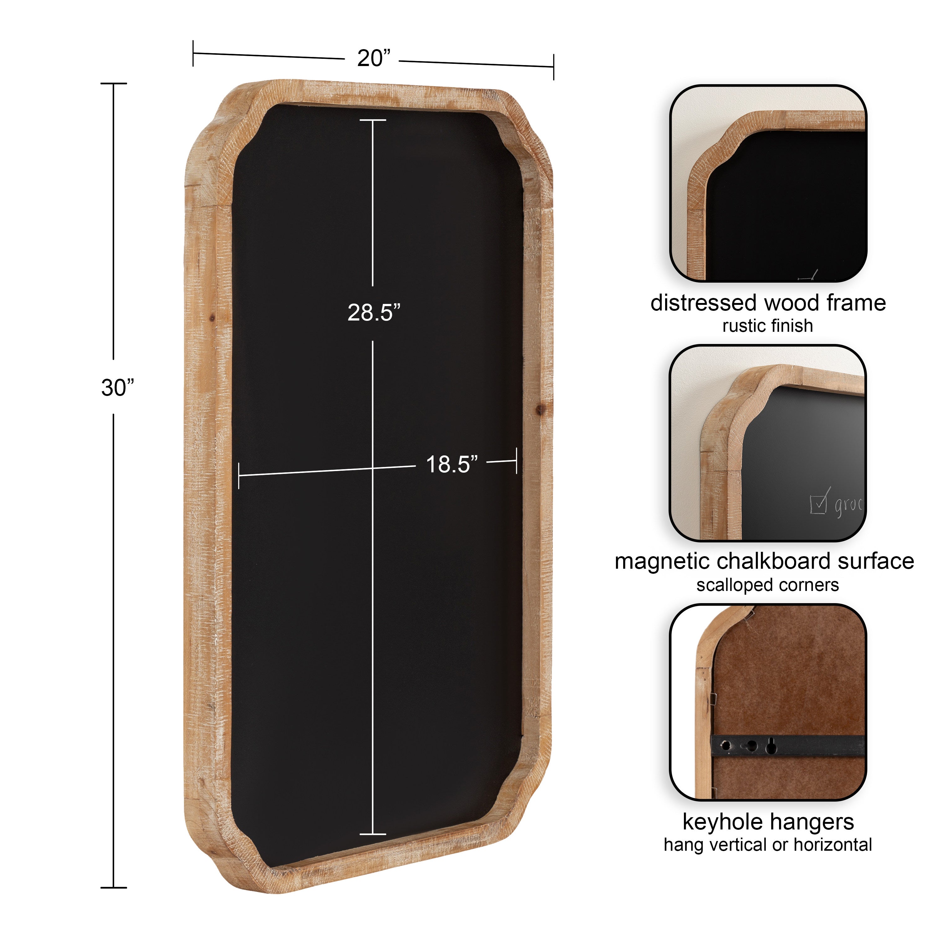 Chalkboard 20x30 Brown 2