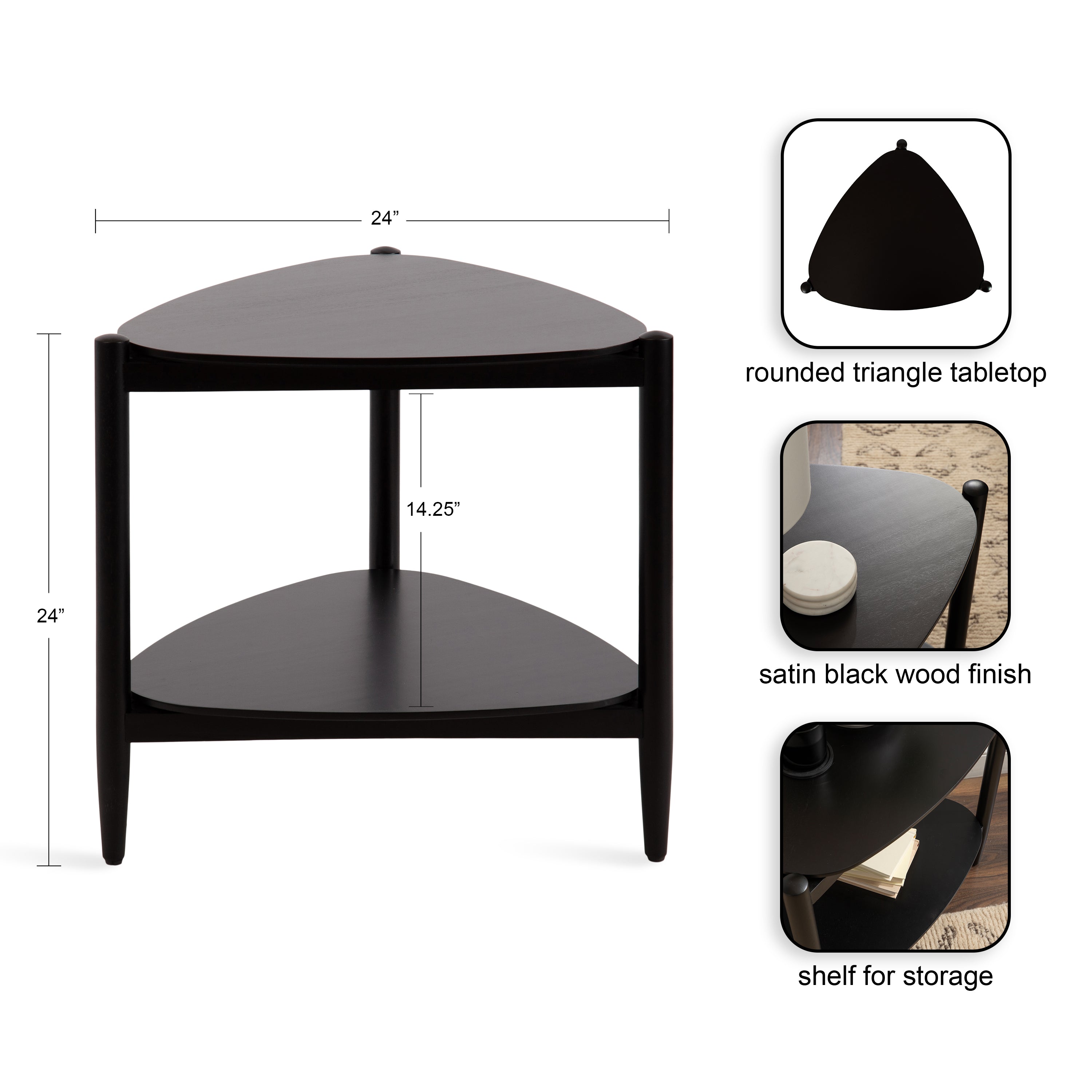 Knowlton Wood Side Table