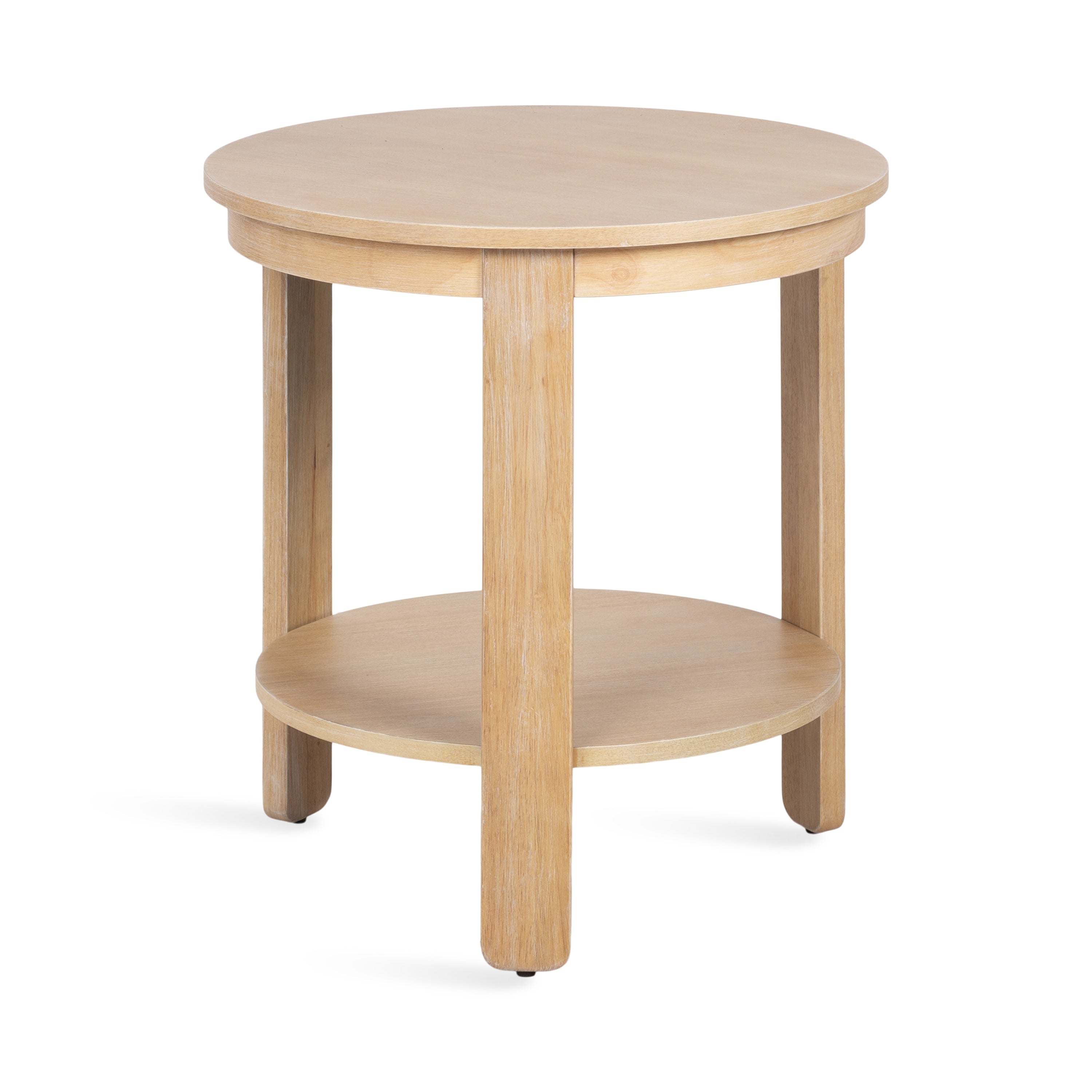 Side Table Natural Beige 22x22x24 6