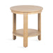 Side Table Natural Beige 22x22x24 6