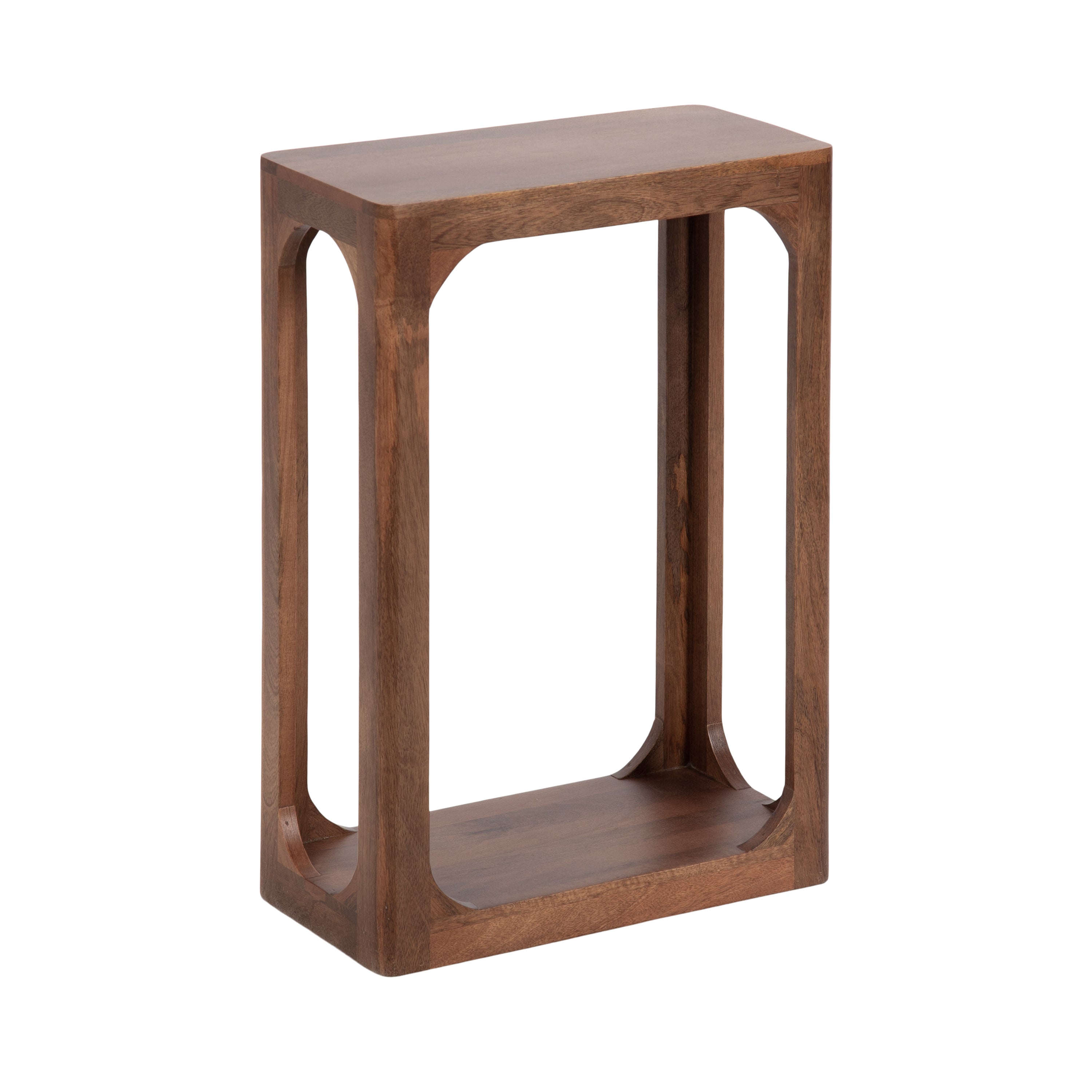 Side Table Walnut Brown 16x8x24 1