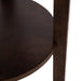 Side Table Dark Brown 16x16x24 5
