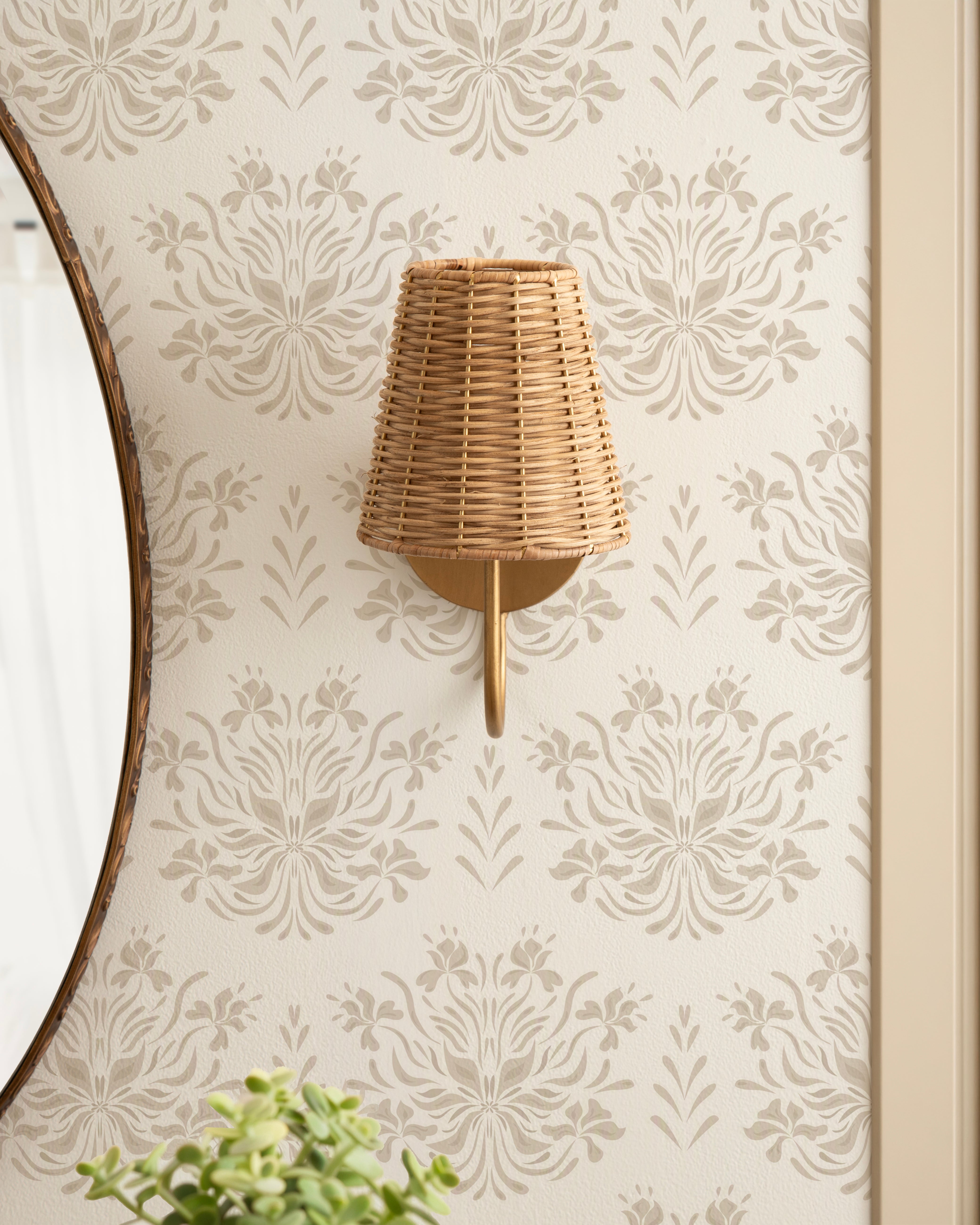 Wall Sconce Natural 6x8x11 7