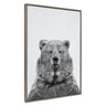 Sylvie Bear Framed Canvas by Simon Te Tai