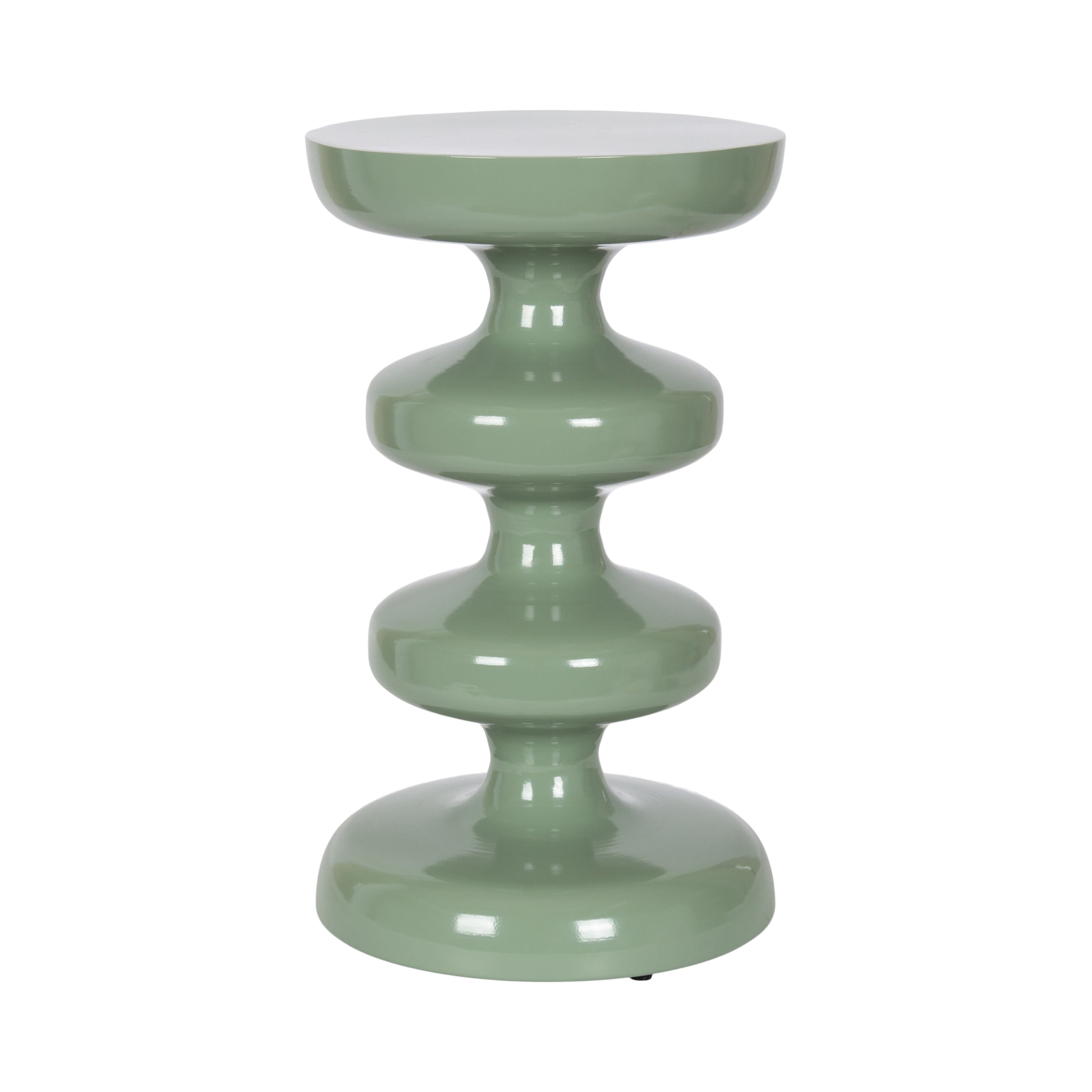 Side Table Green 12x12x21 1