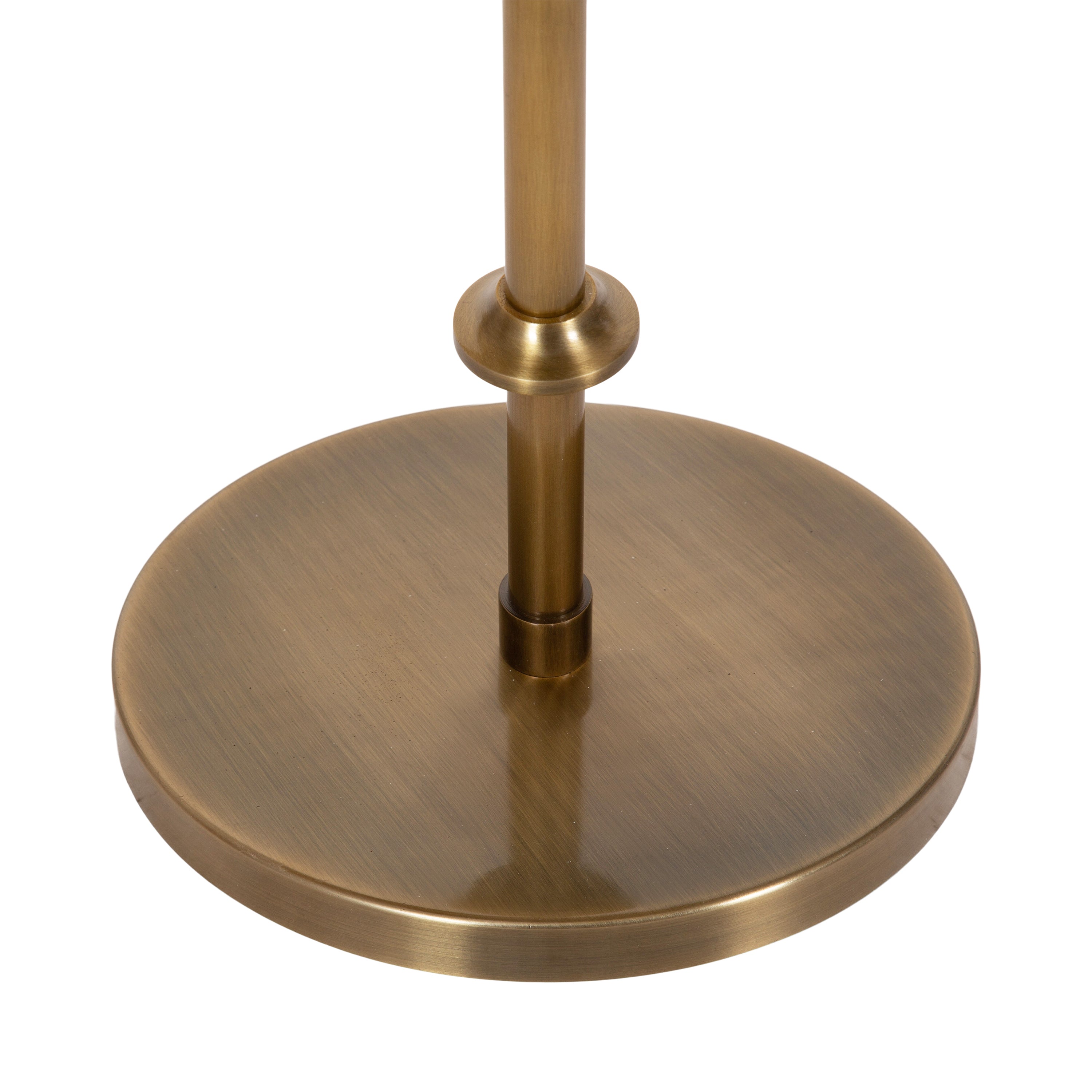 Drink Table White Gold 14x14x30 6