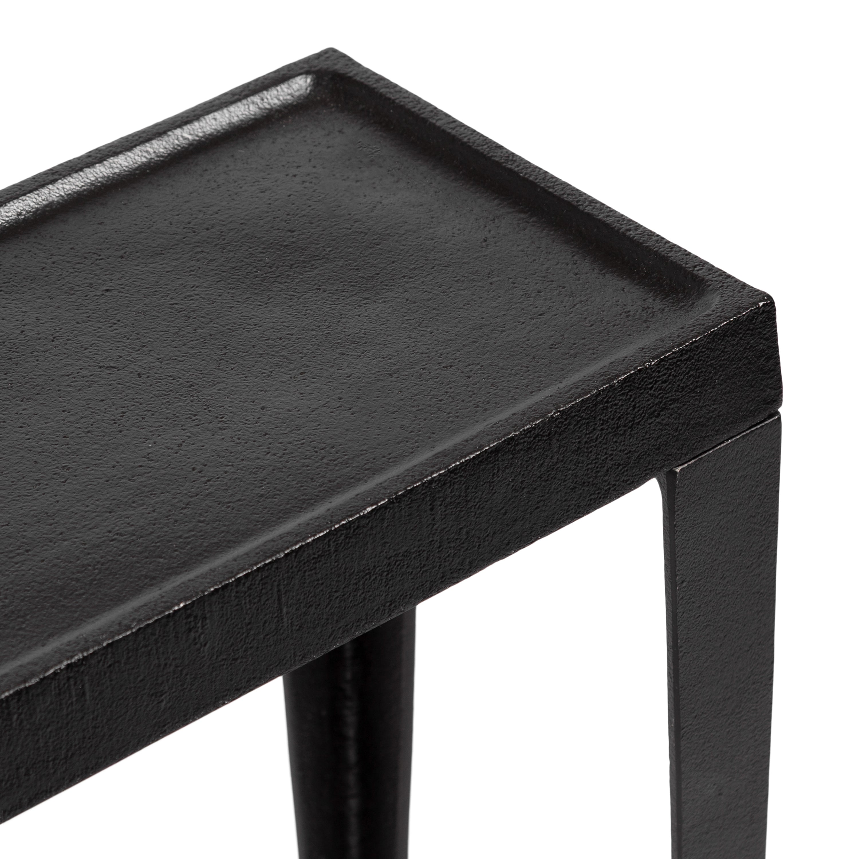 Side Table 16x8x25 Black 3