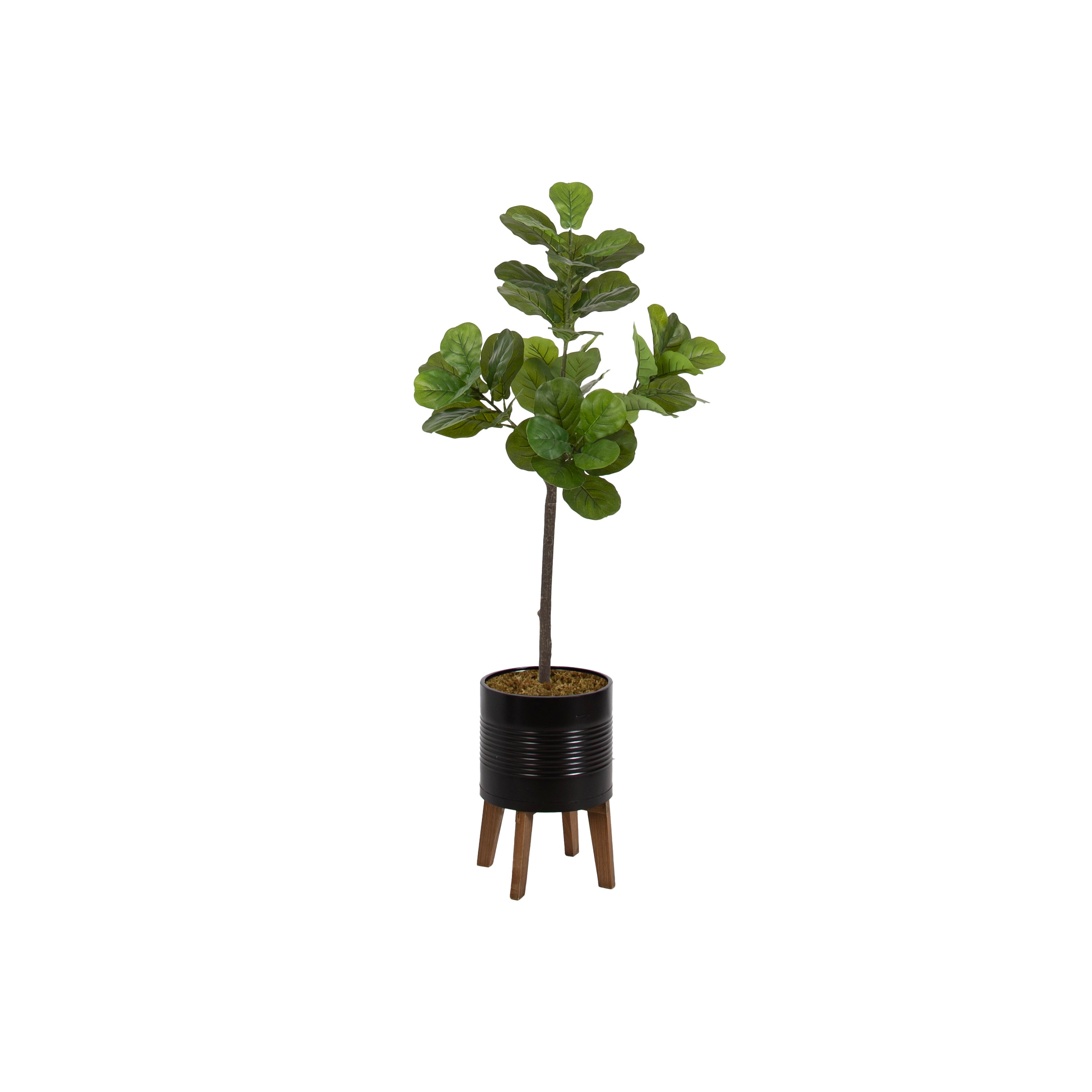 Faux Tree Black Rustic Brown 4.5' 1