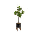 Faux Tree Black Rustic Brown 4.5' 1