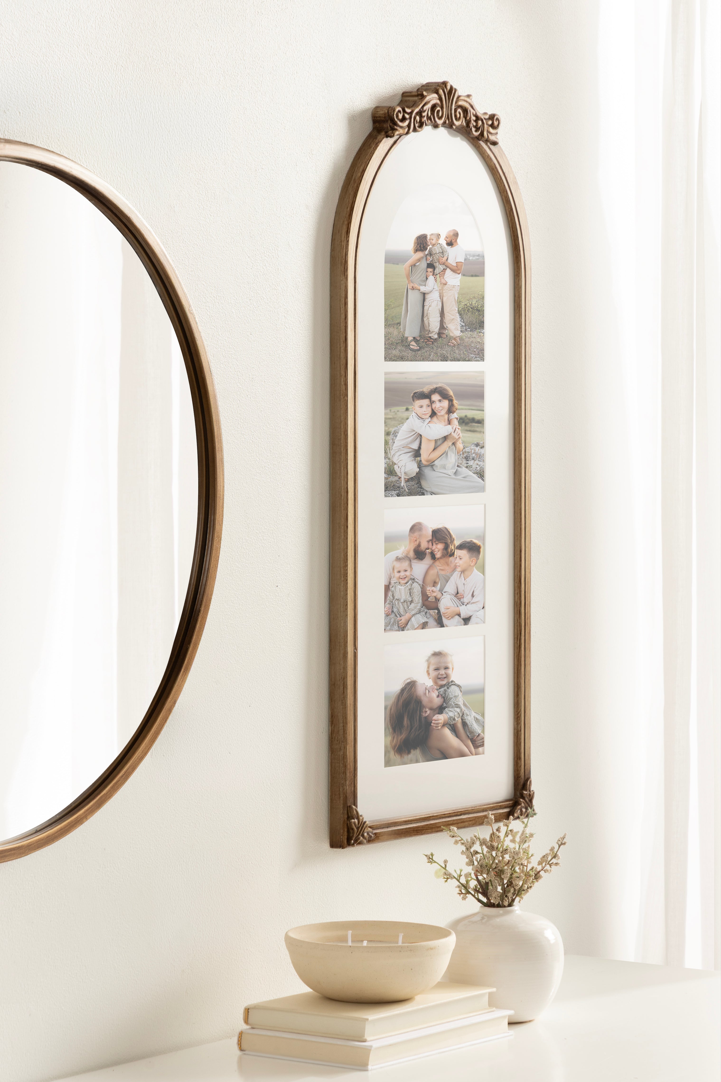 Collage Frame 13x30 Gold 7