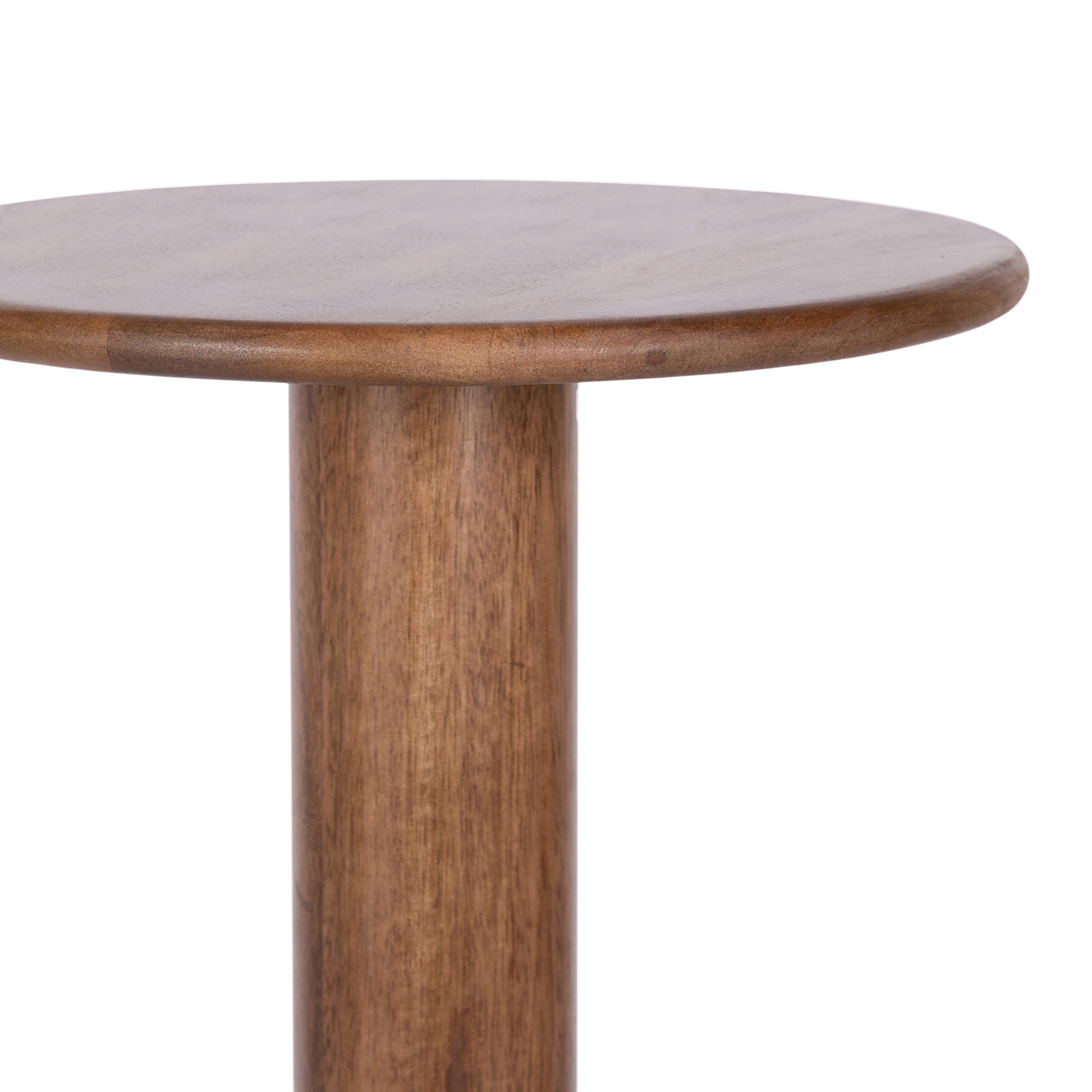 Side Table Walnut Brown 12x12x22 3