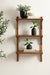 Accent Shelf Rustic Brown 18x9x32 7