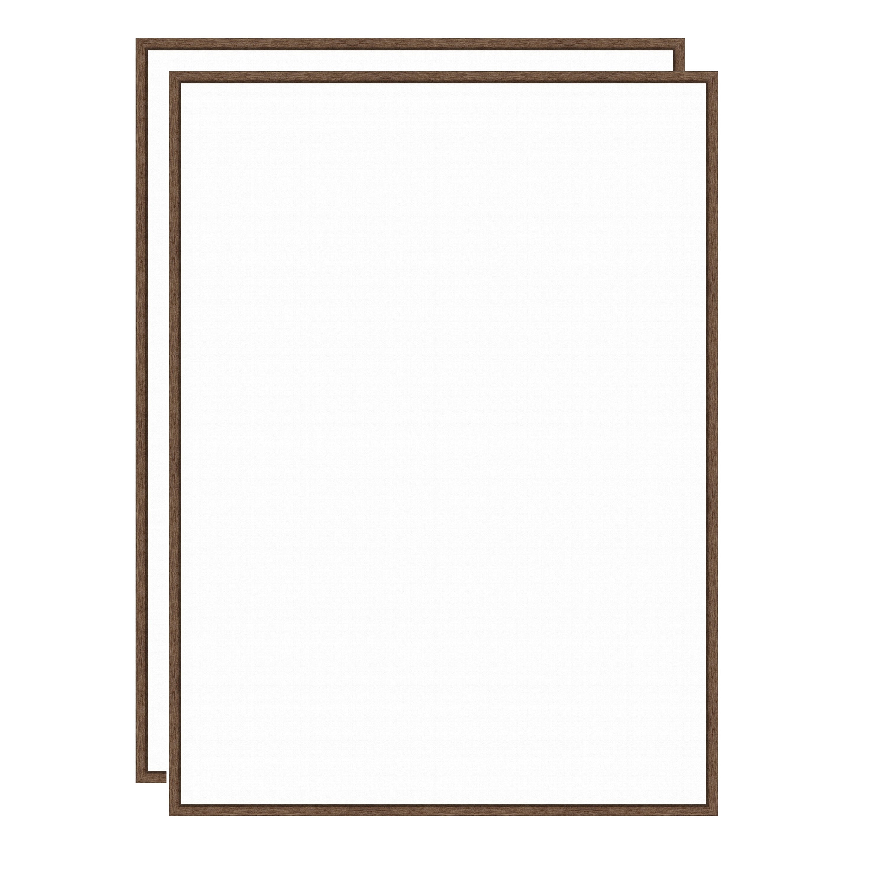Art Set 2 Piece Set 28x38 Sylvie Walnut 1