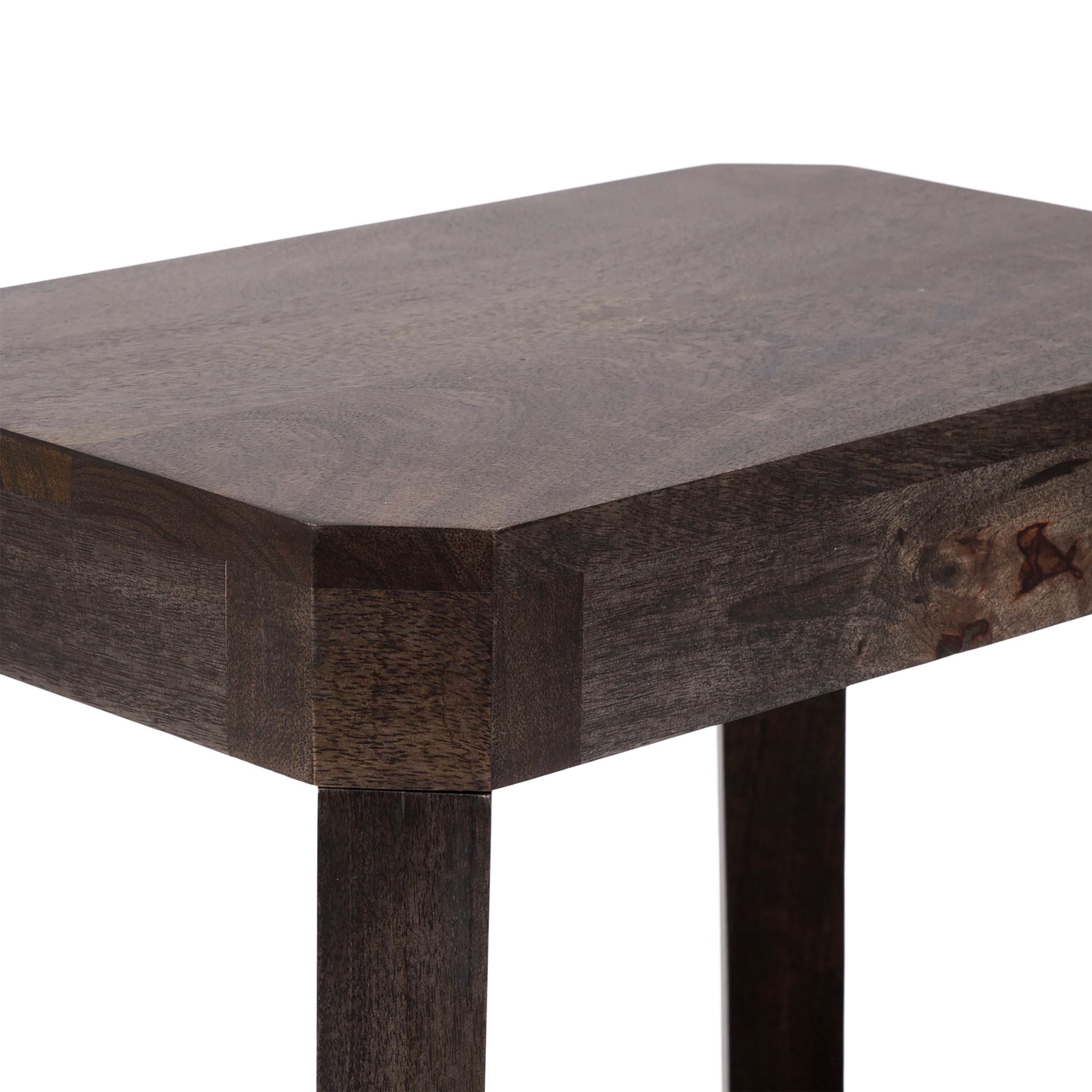 Side Table Gray 16x10x25 3