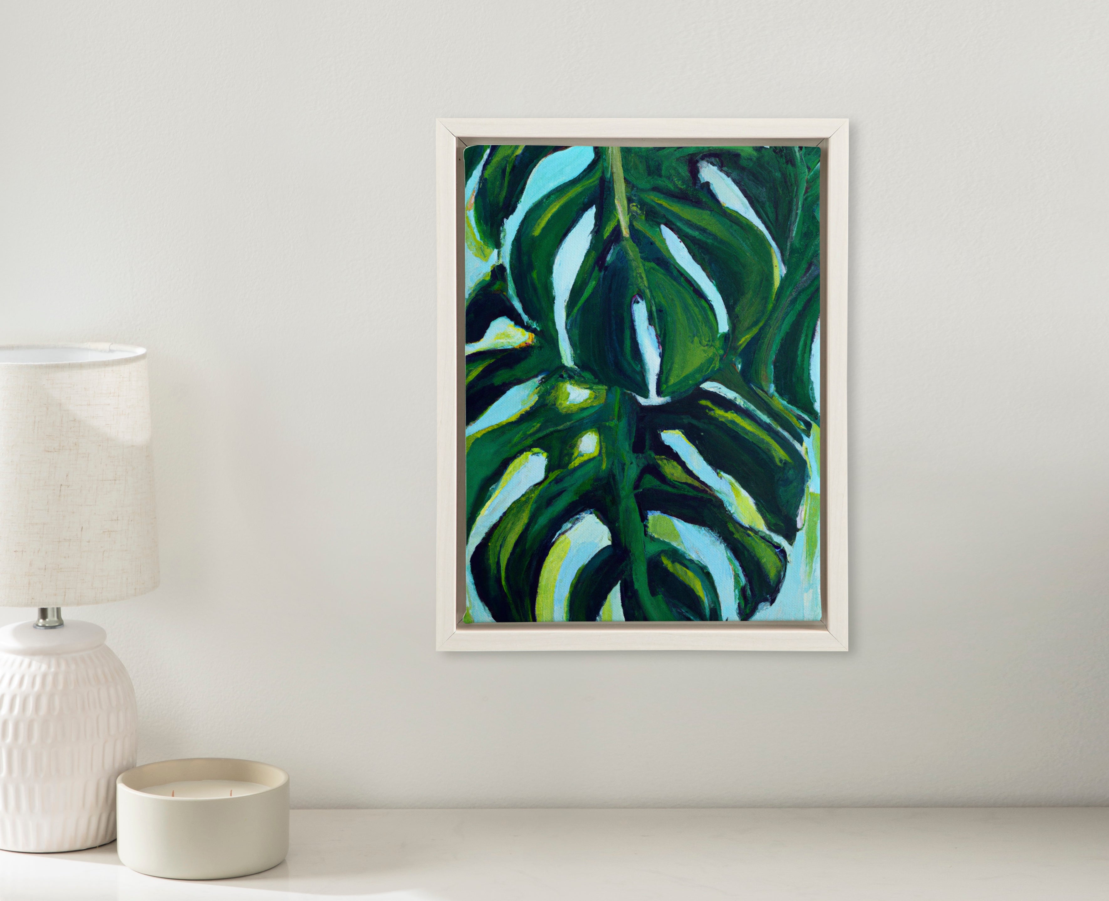 Sylvie Blank Framed Canvas 10x13