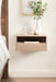 Floating Side Table Whitewash 18x10x9 8