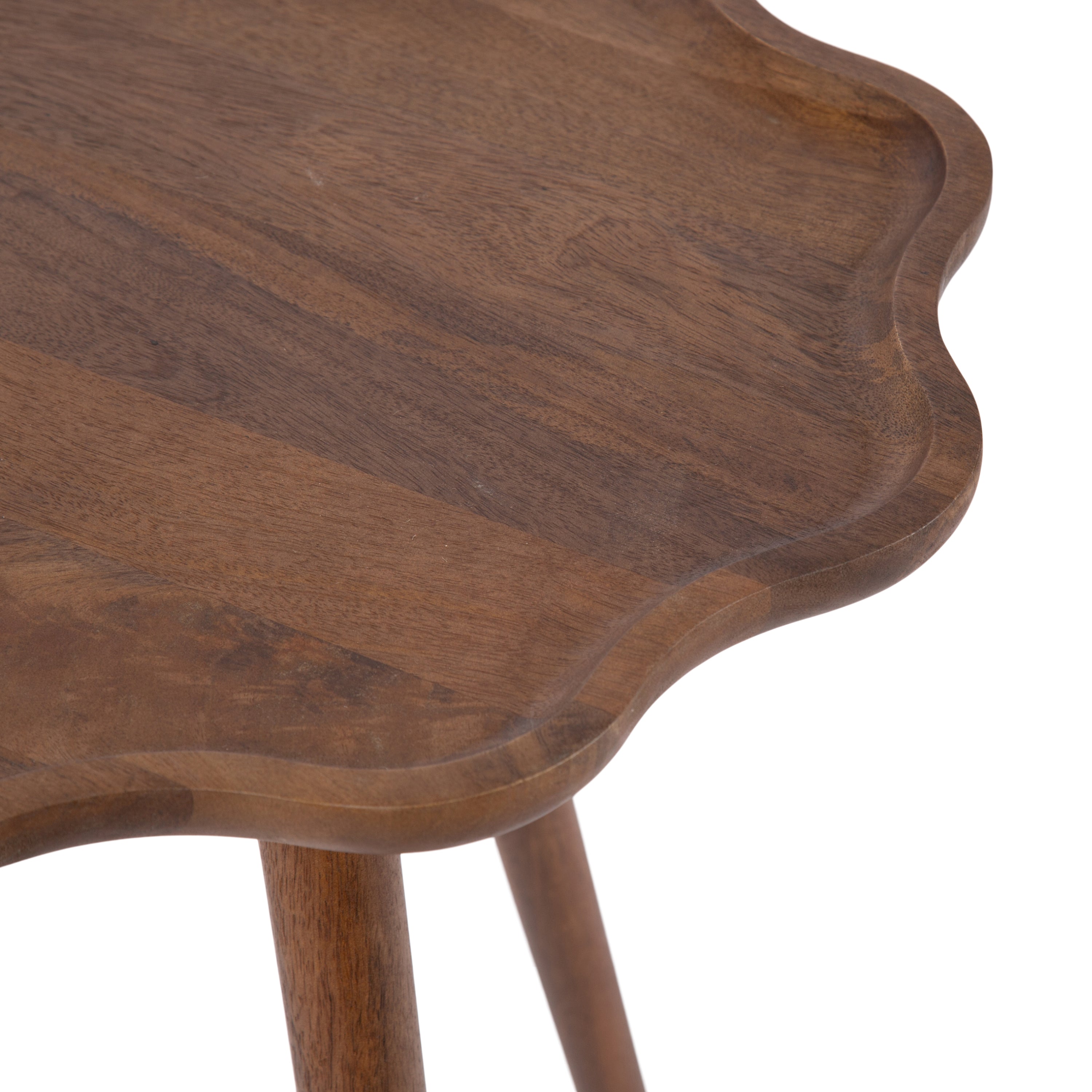 Side Table Walnut Brown 19x19x24 3