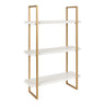 Leigh Wood and Metal Wall Shelf