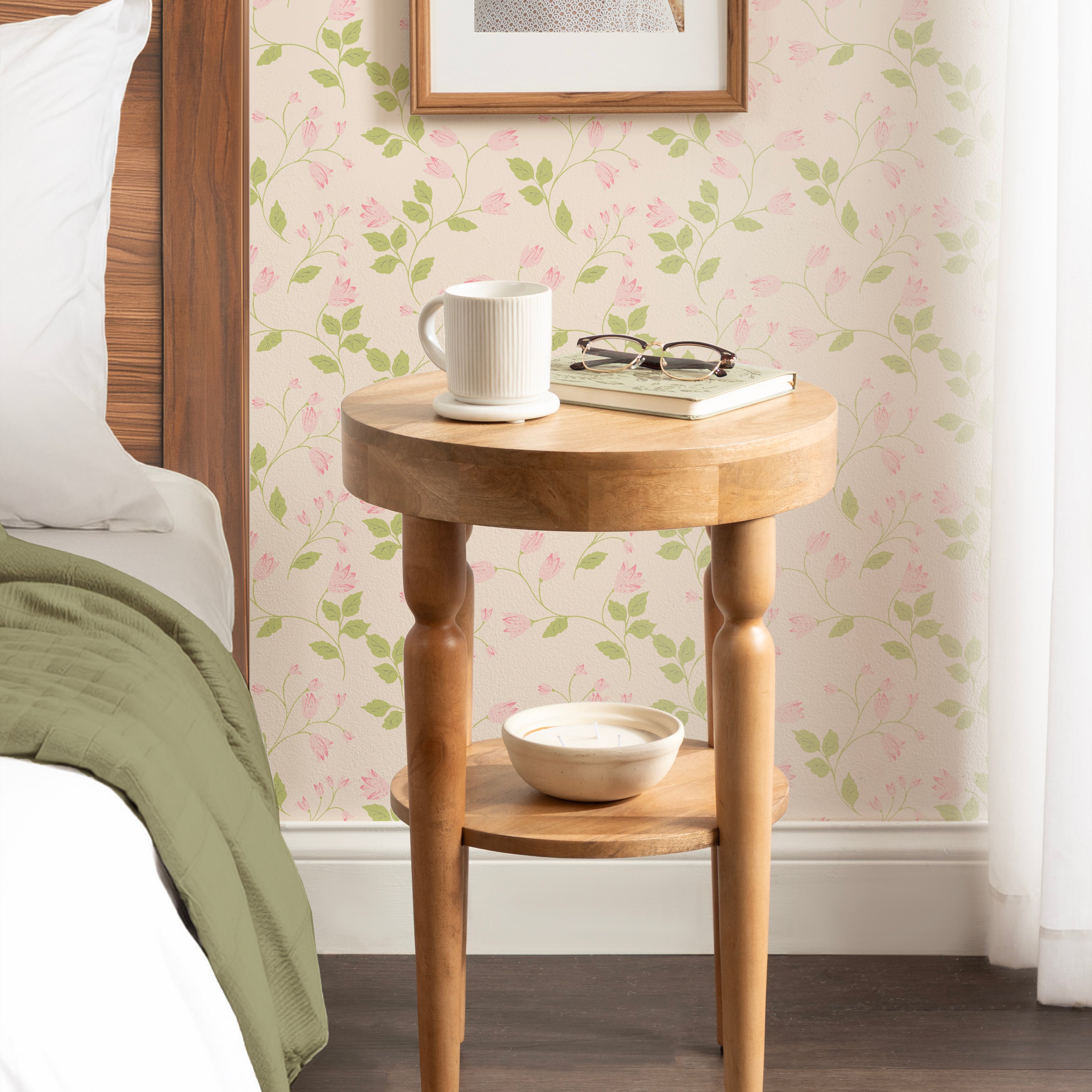 Side Table 16x16x24 Natural 7