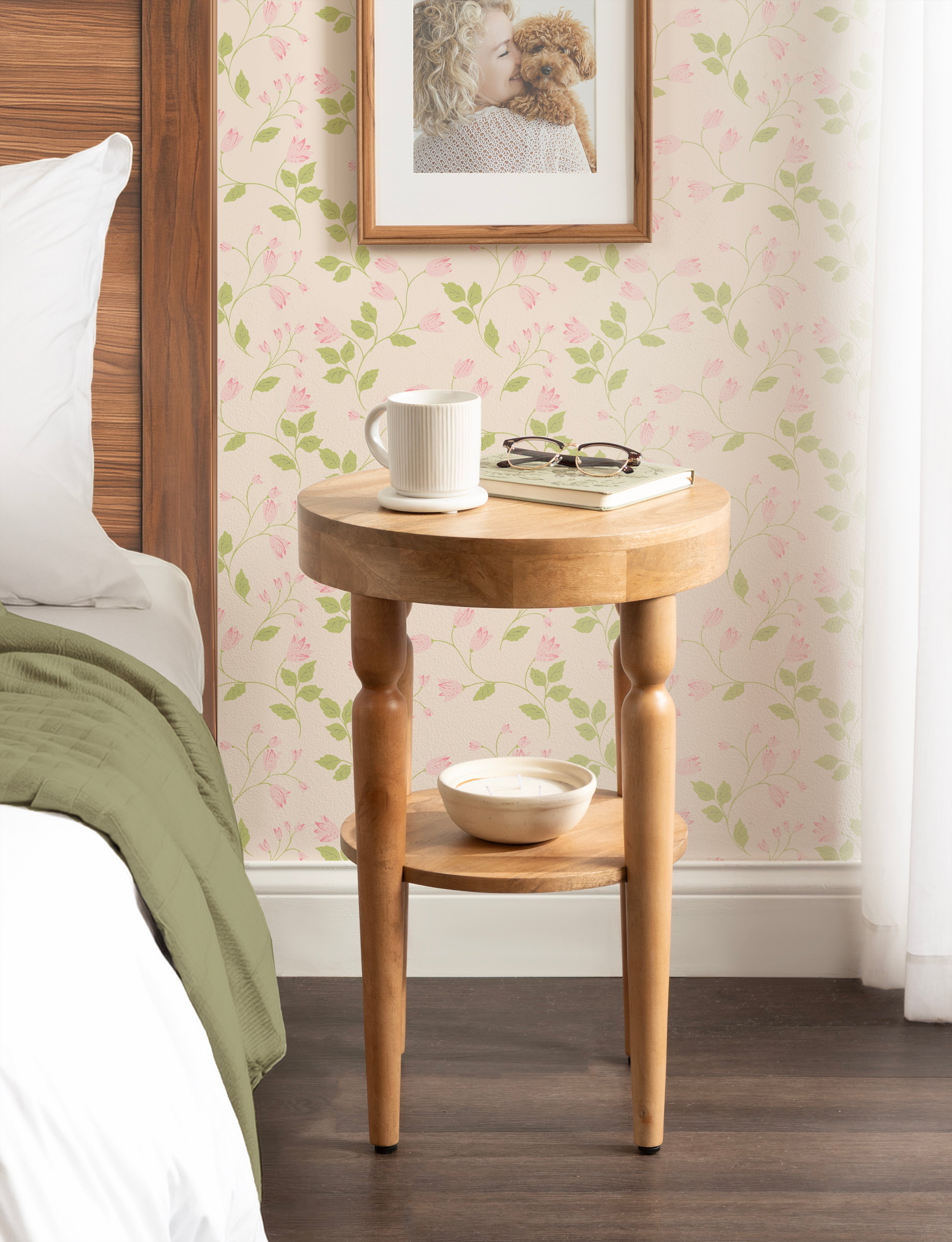 Side Table Natural Biscuit 16x16x24 7