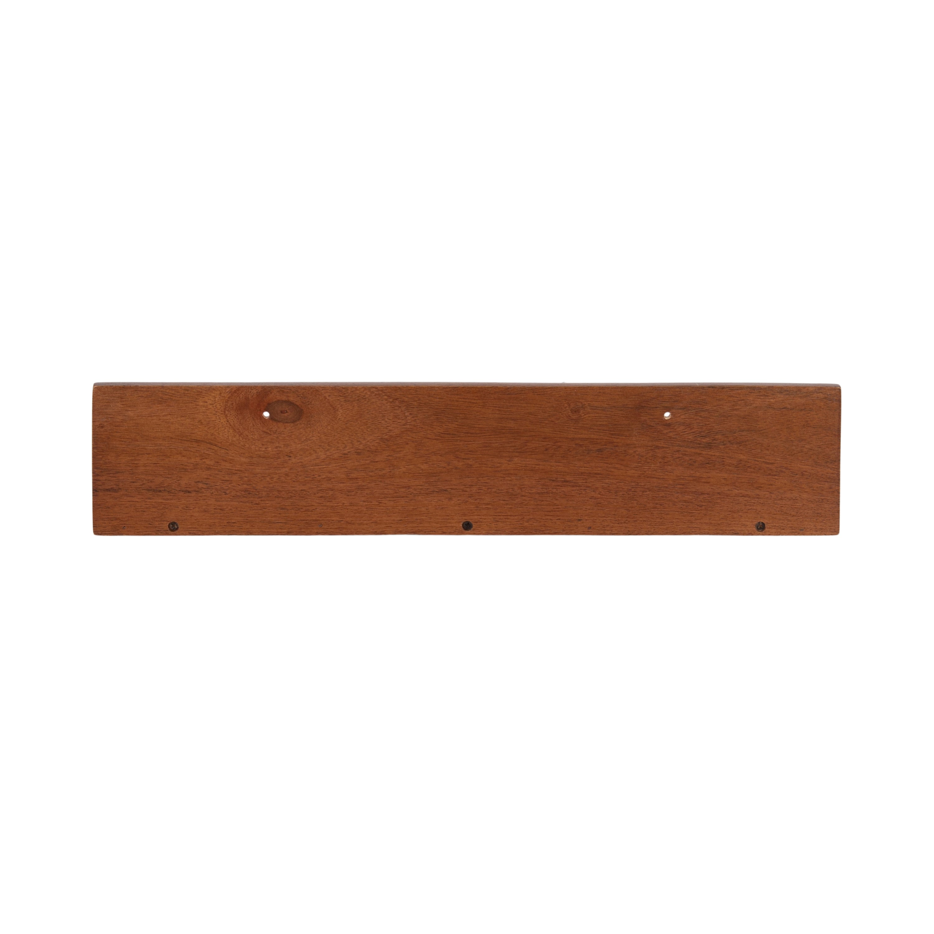 Floating Shelf Walnut Brown 2 Piece 18 Inch 4