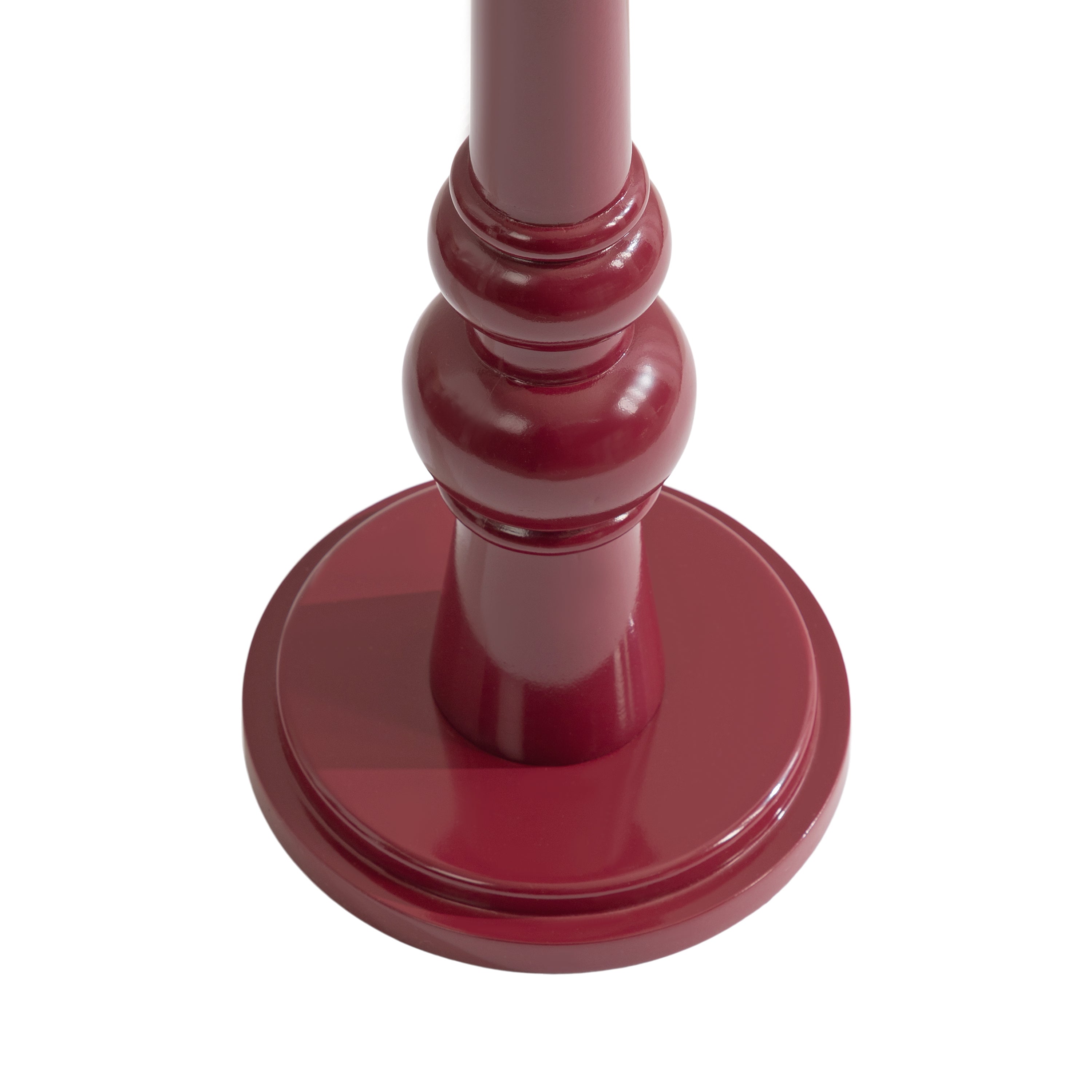 Side Table Red 8x8x23 5