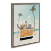 Sylvie Beach Adventures Framed Canvas by July Art Prints