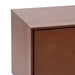 TV Stand 38x15x22 Walnut Brown 3