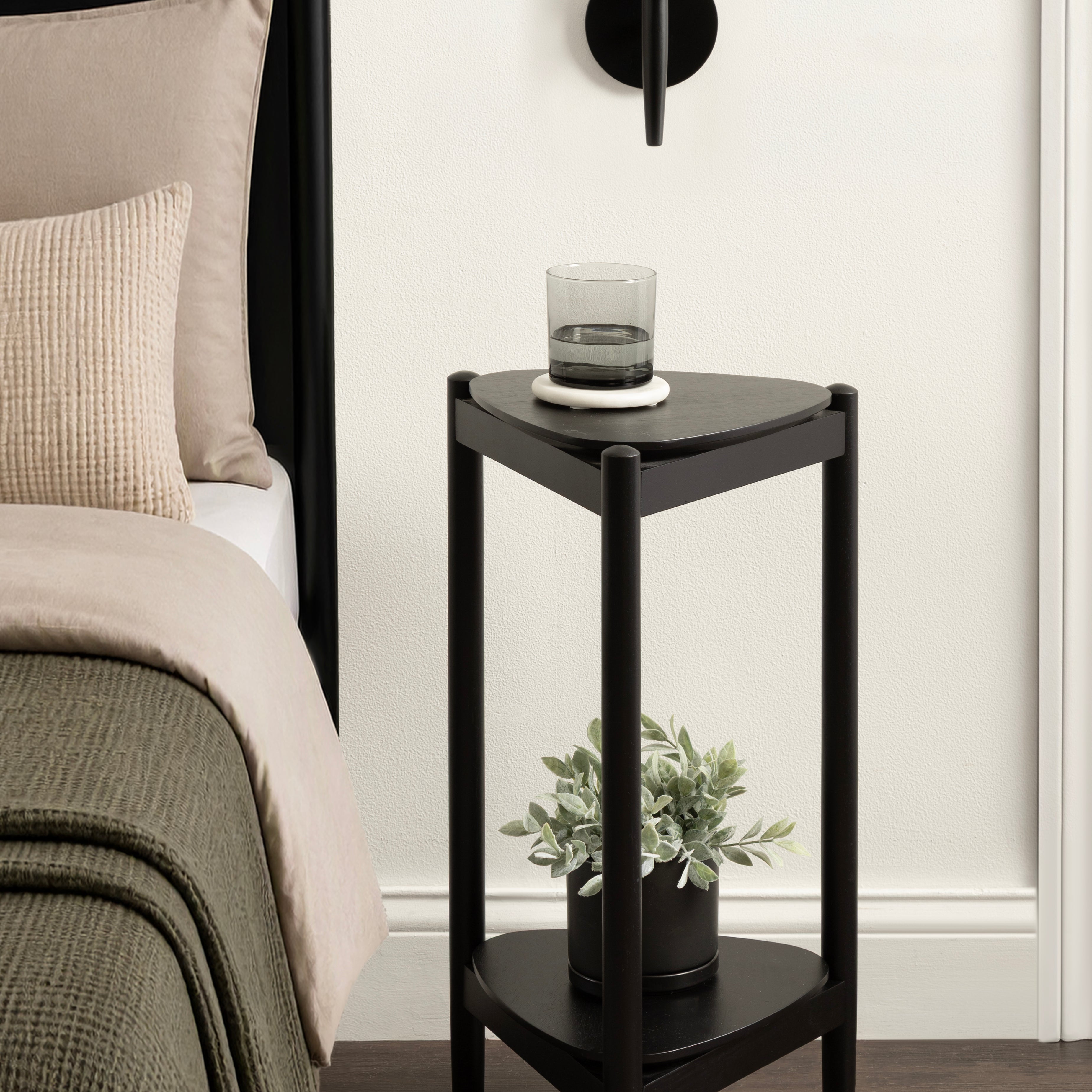 Side Table 12x13x24 Black 7