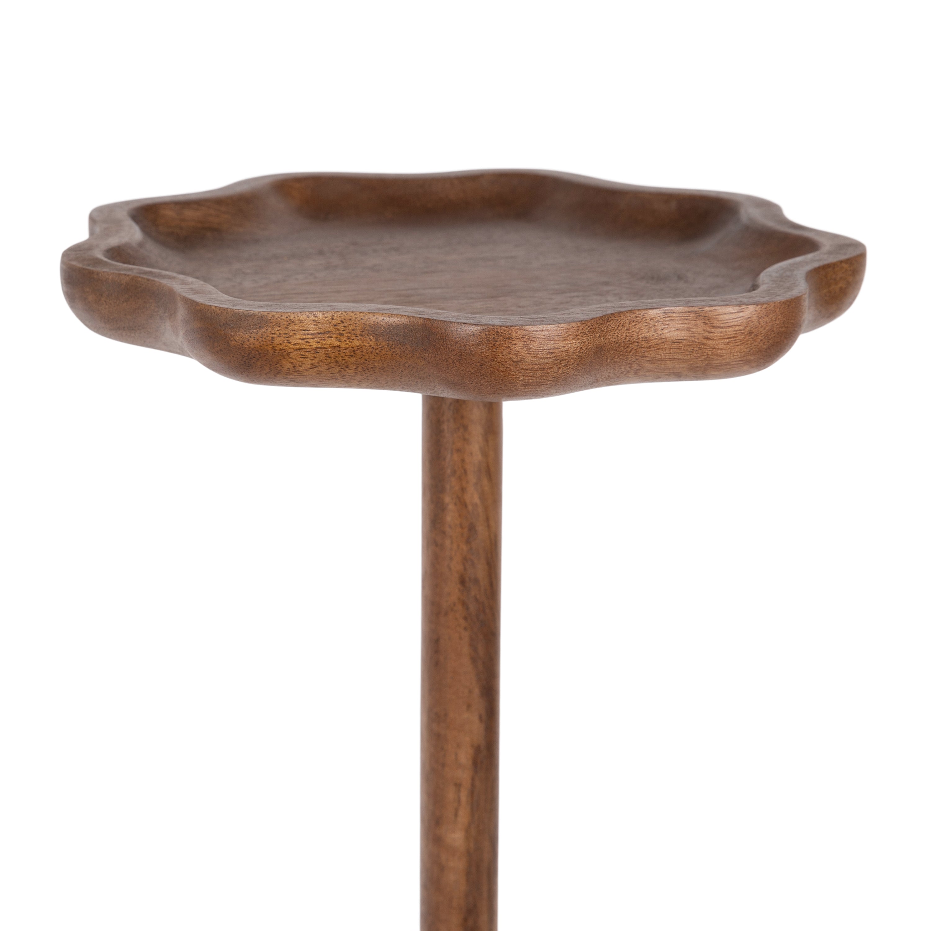 Drink Table 9x9x22 Walnut Brown 3