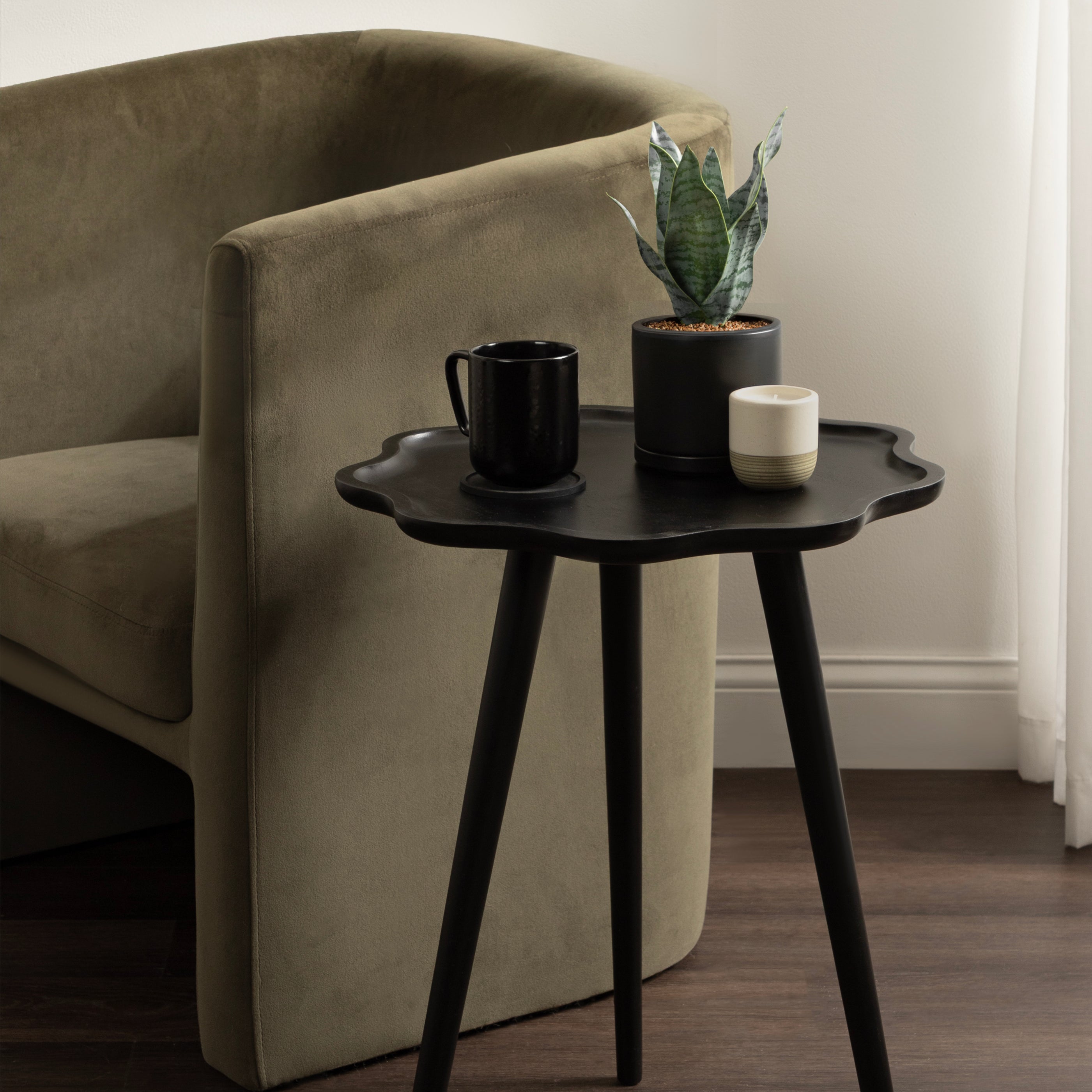 Side Table 19x19x24 Black 7