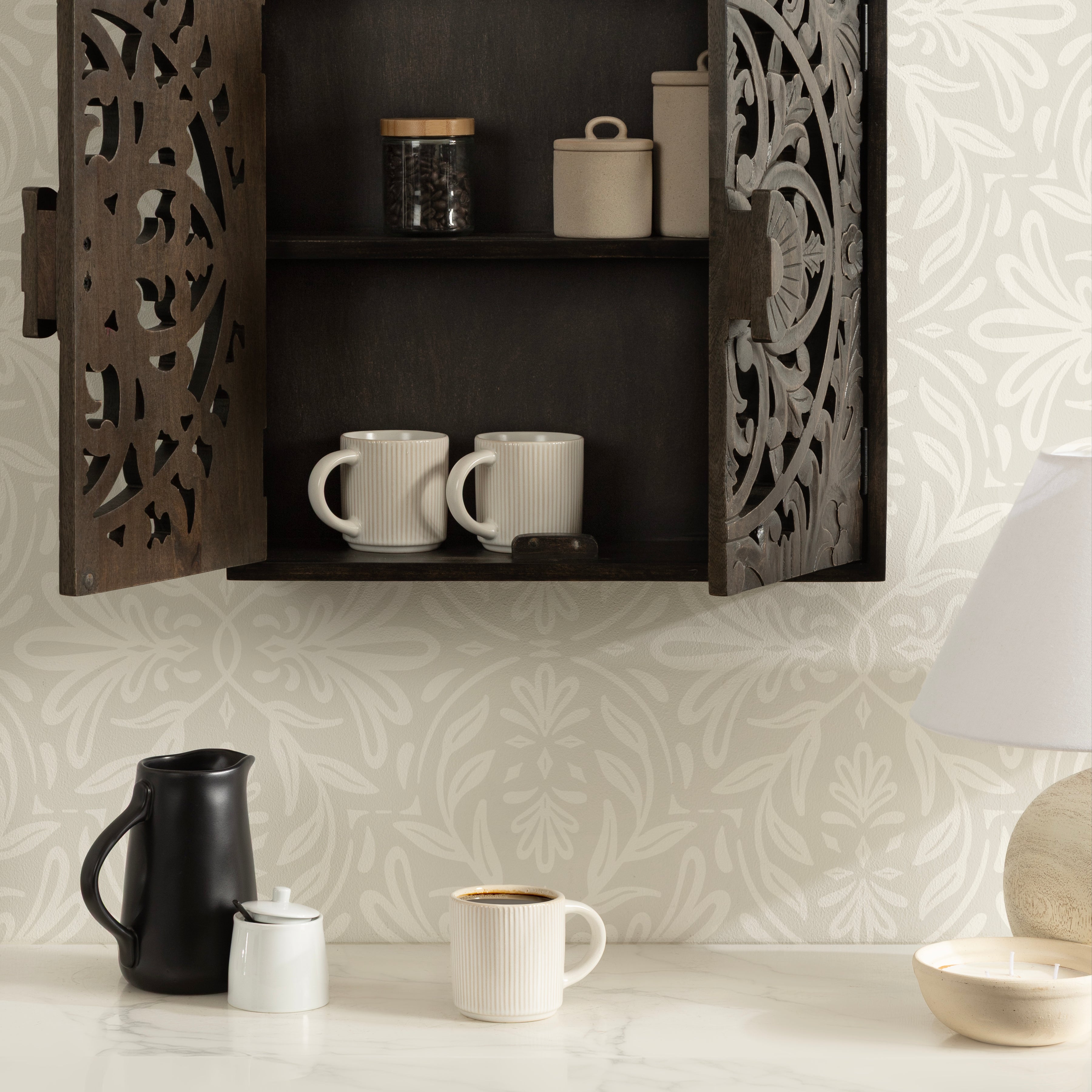 Cabinet 20x6x20 Dark Brown 7