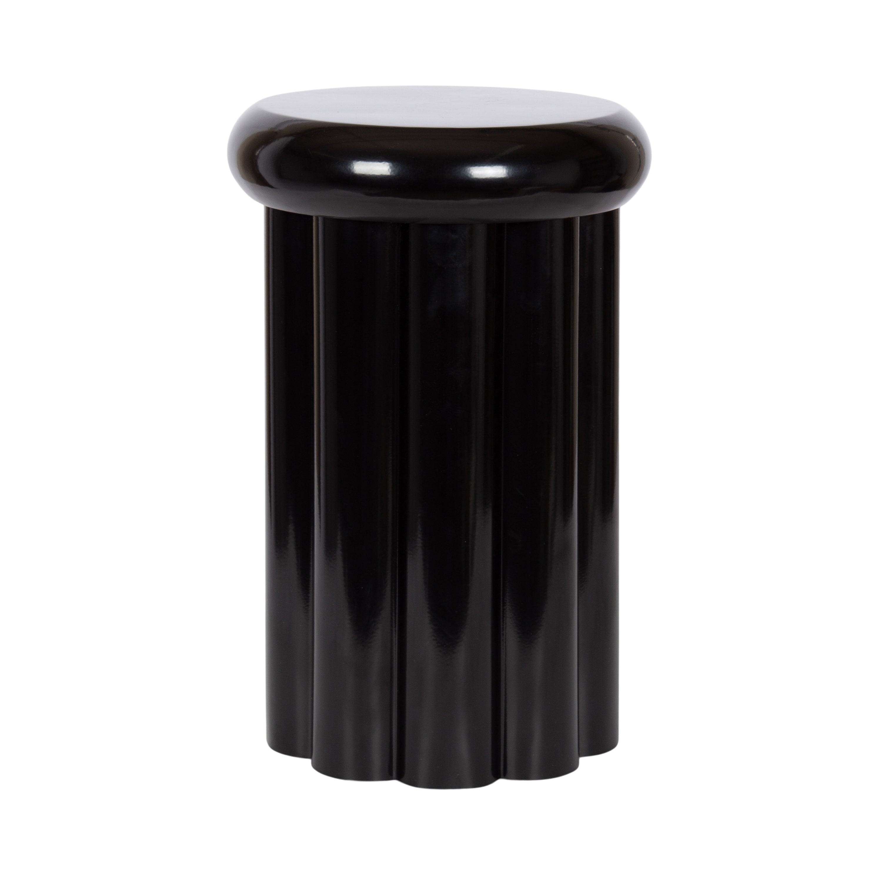 Side Table Black 12x12x18 1