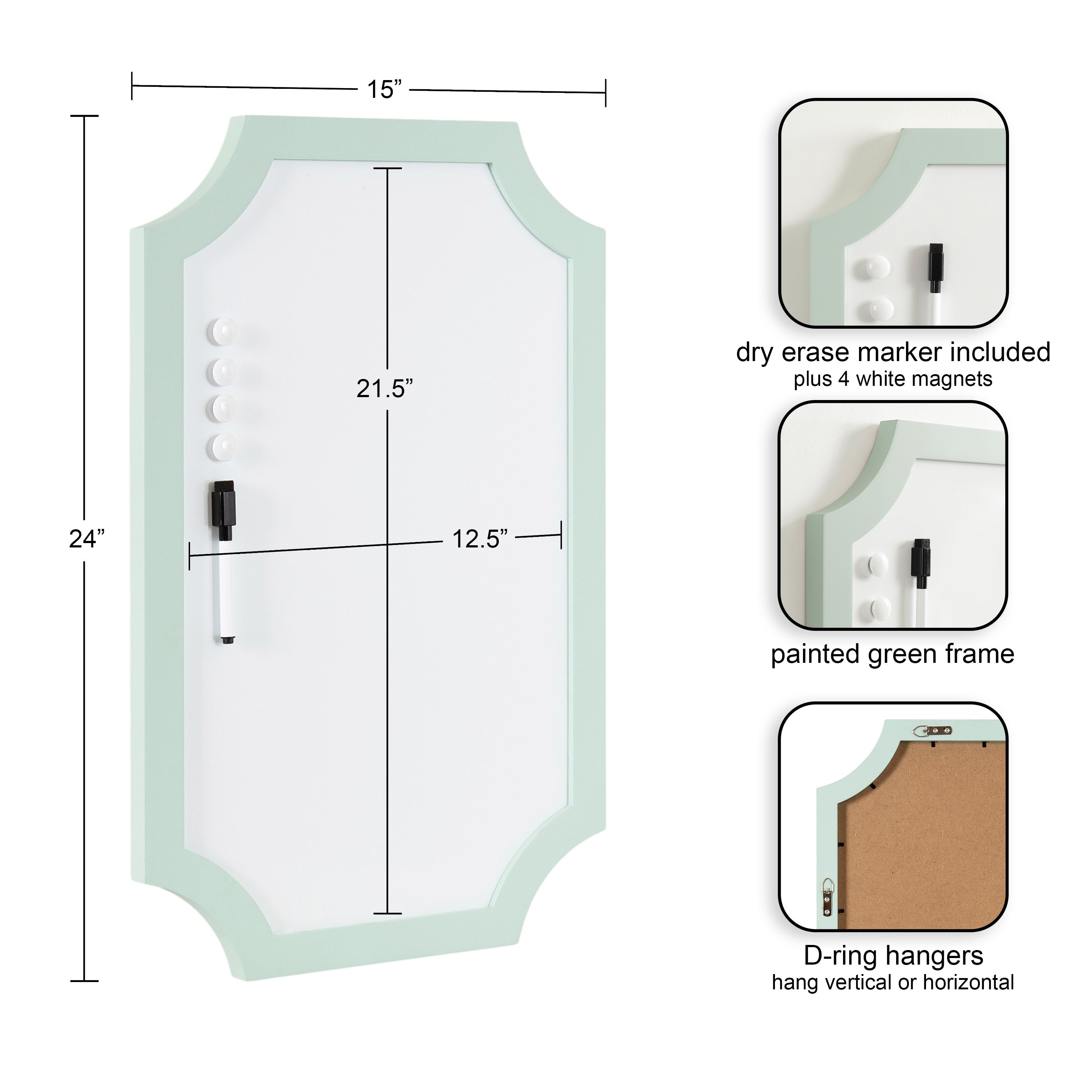 Holbrook Magnetic Dry Erase Board