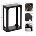 Side Table Black 16x8x24 2
