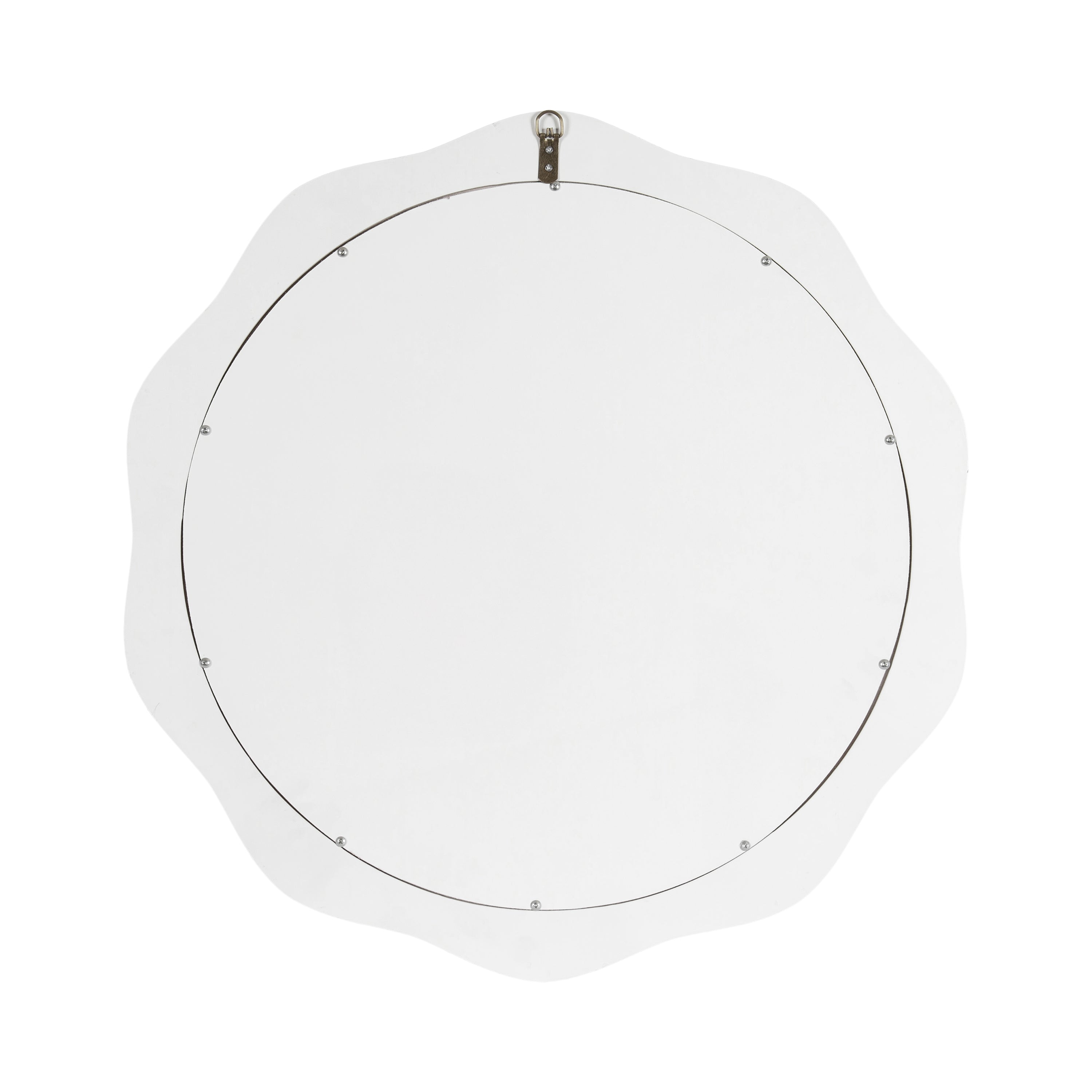 Wavern Round Wavy Mirror