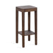 Side Table Dark Brown 12x12x28 1