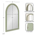 Arch Mirror 20x30 Green 2