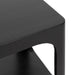 Floating Side Table Black 18x10x10 3