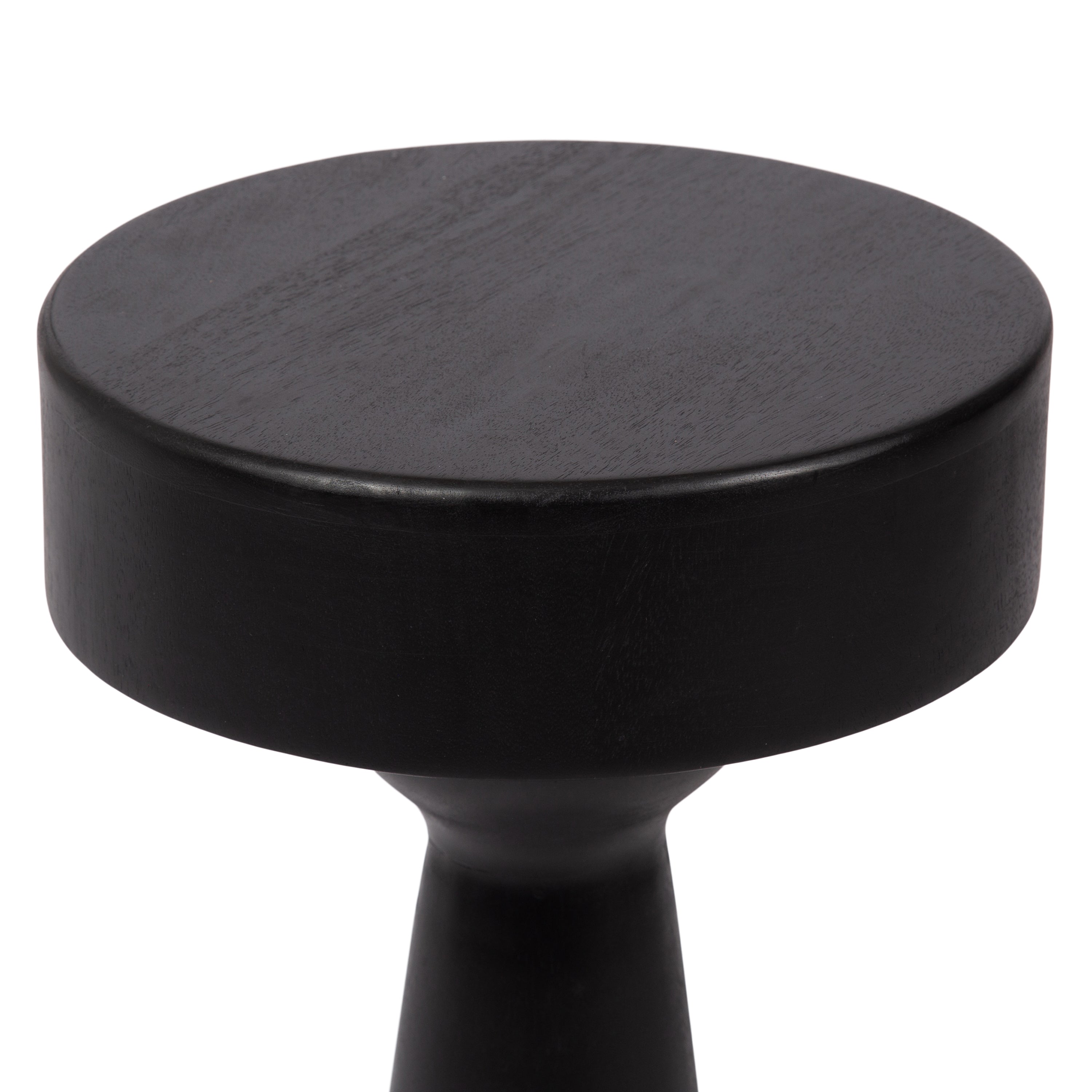 Side Table Black 12x12x22 3