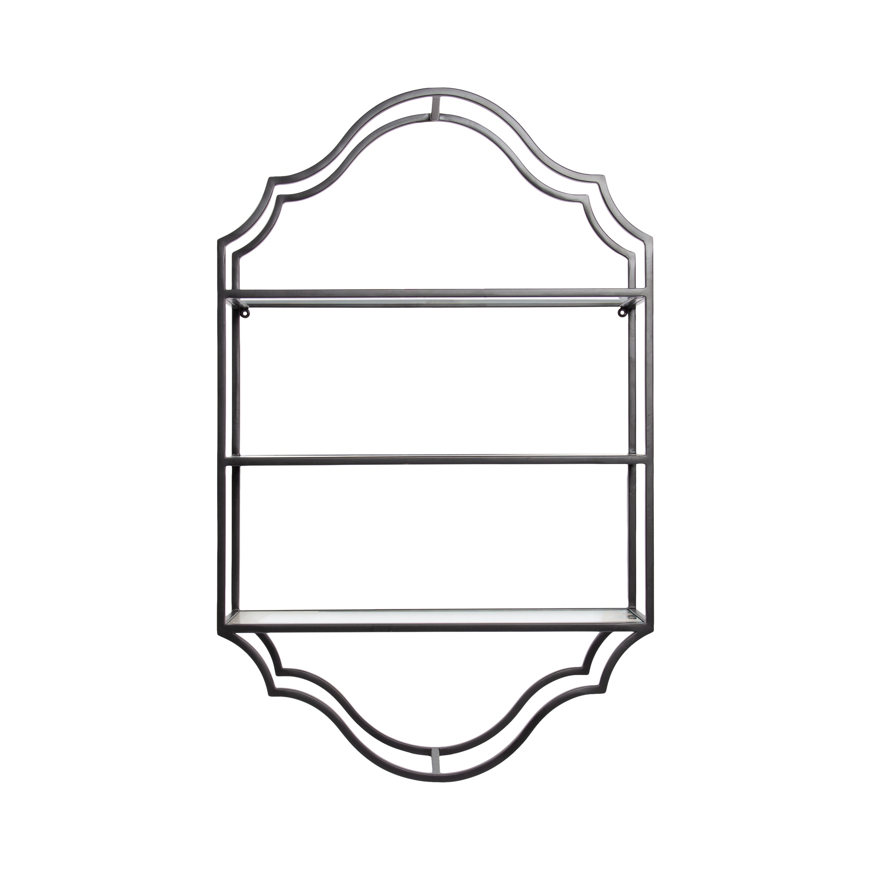 Accent Shelf Black 20x6x32 5
