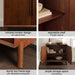 Floor Cabinet 30x15x30 Walnut Brown 5
