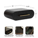 Floating Side Table Black Gold 18x14x6 2